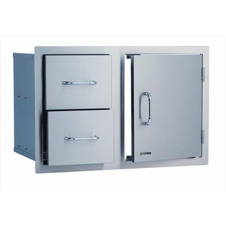 BULL Bull Outdoor Products 25876 Door & Drawer Combo; Stainless Steel 25876